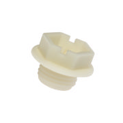 DETAIL2469 Threaded plug ideal for hydraulic units, engine components, and powertrain systems. 